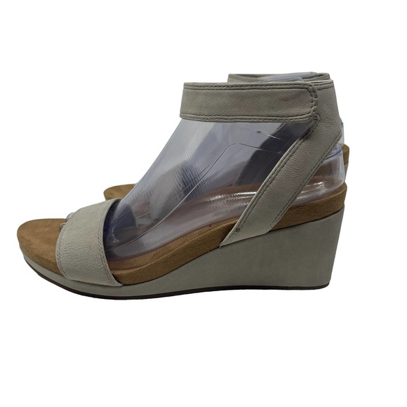 NWOT‎ Lucky Brand Women's Kanoa Wedge Sandals Leather Size 8.5 - Picture 11 of 13